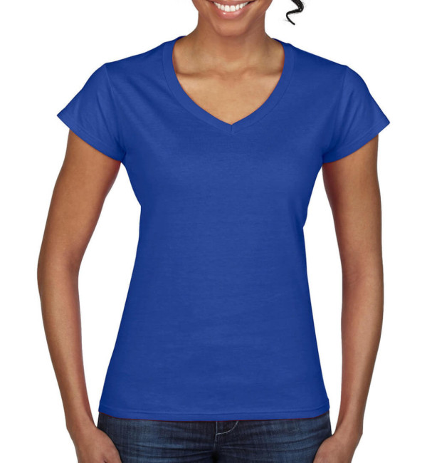 Dámske tričko Softstyle V-Neck