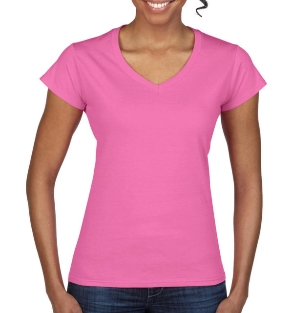 Dámske tričko Softstyle V-Neck