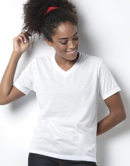 Dámske tričko Subli Plus V-Neck