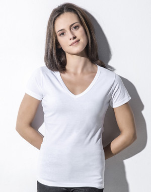 Penny Dámske organické tričko s V-výstrihom