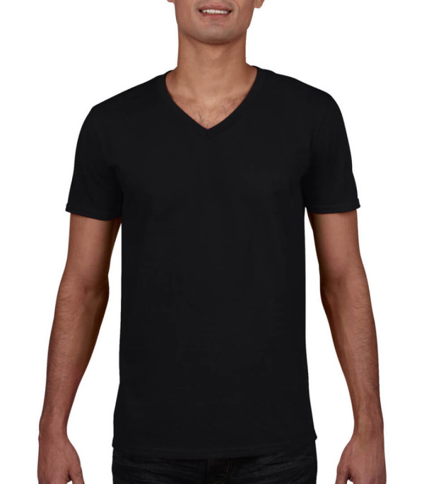 Pánske tričko Softstyle V-Neck