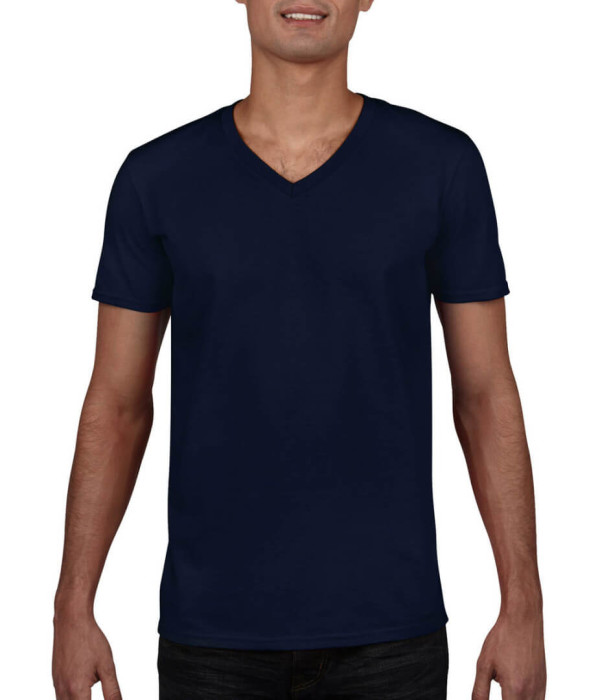 Pánske tričko Softstyle V-Neck