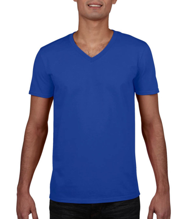 Pánske tričko Softstyle V-Neck