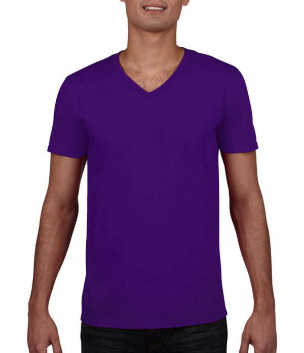 Pánske tričko Softstyle V-Neck