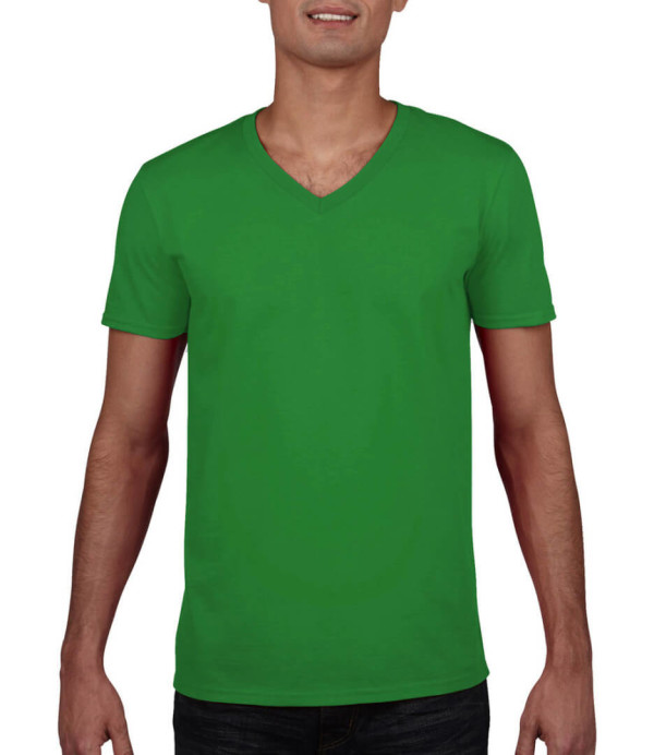 Pánske tričko Softstyle V-Neck