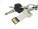 USB kľúč dizajn 225 - dizajn-225-c - variant Cr dizajn-225-512MB-38