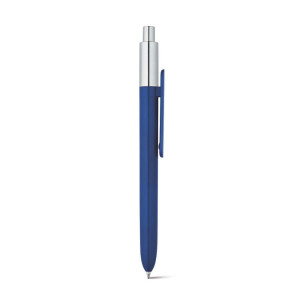 KIWU Chrome. ABS guľôčkové pero s lesklým povrchom a viečko s chrómovým vzhľadom - Reklamnepredmety
