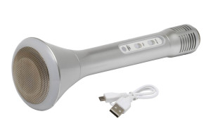 Bluetooth mikrofón na karaoke CHOIR - Reklamnepredmety