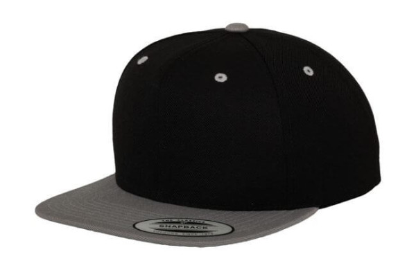 Dvojfarebná klasická šiltovka Snapback