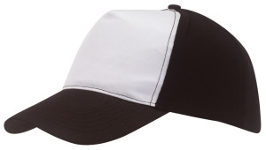 5-panelová baseballová čiapka BREEZY, dvojfarebná - Reklamnepredmety