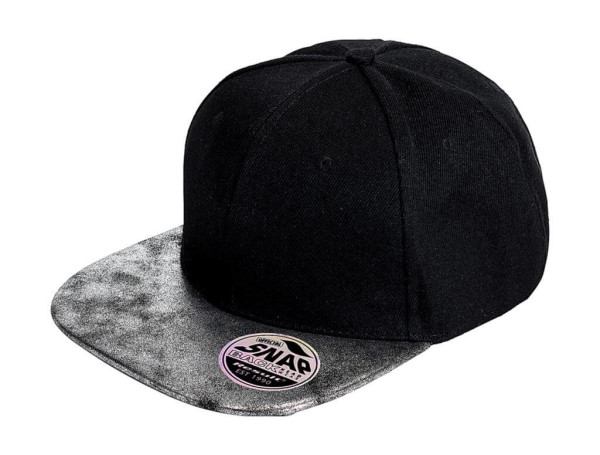 Šiltovka s plochým šiltom Bronx Glitte Snapback RC087X