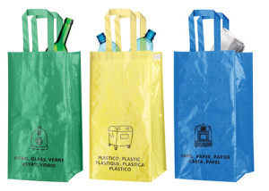 Sortex tašky na recykláciu odpadov - Reklamnepredmety