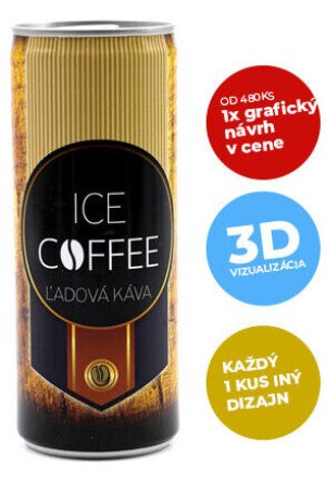 Ľadová káva v plechovke - Reklamnepredmety
