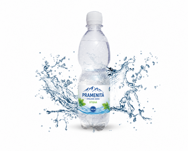 Sýtená stolová voda s vlastnou potlačou 500 ml