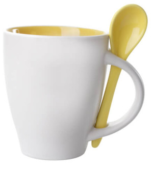 Spoon hrnček se lyžičkou - 300 ml - Reklamnepredmety