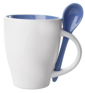 Spoon hrnček s lyžičkou - 300 ml - Reklamnepredmety