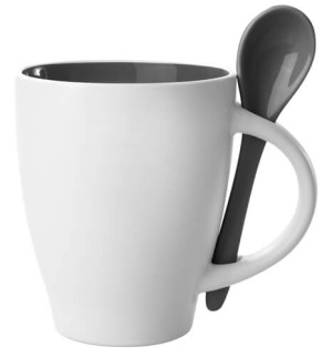 Spoon hrnček se lyžičkou - 300 ml - Reklamnepredmety
