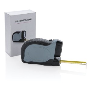 2-in-1 tape zvinovací meter 2v1 5 m/19 mm