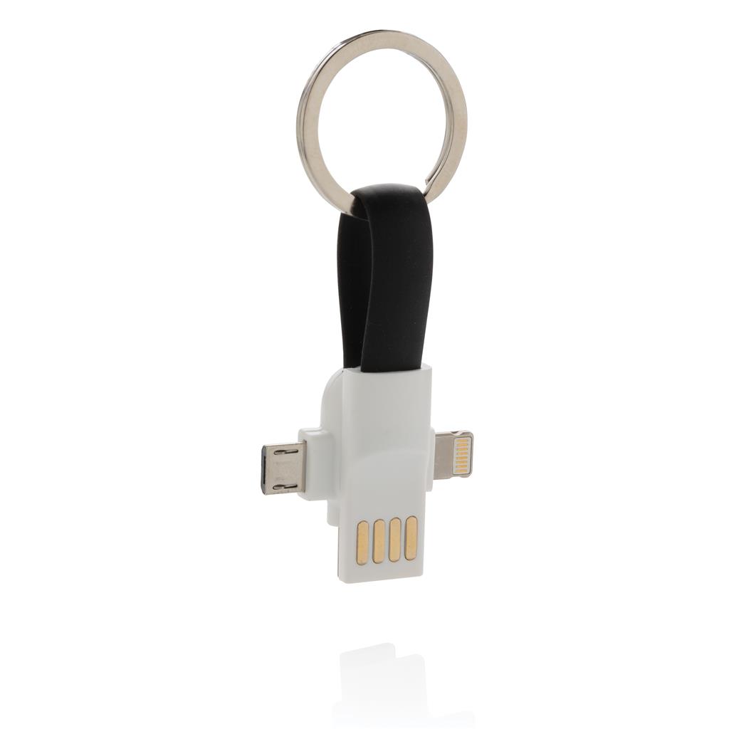 3-in-1 keychain cable kľúčenka s káblom 3 v 1