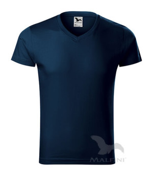 Slim Fit V-neck Tričko pánske - Reklamnepredmety