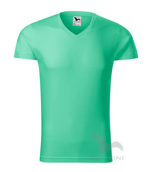 Slim Fit V-neck Tričko pánske - Reklamnepredmety