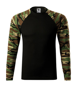Camouflage LS Tričko unisex