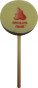 Lízatko s jedlou potlačou – kruh - p00253 - variant