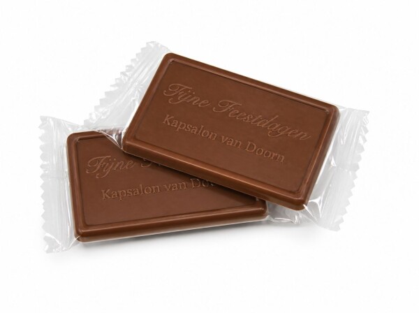 Reklamná čokoláda 20 g s logom v čokoláde