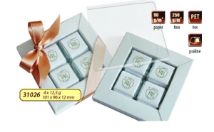 Reklamná pralinková sada 4x12,5g