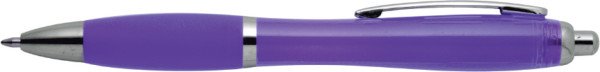 Plastové guľôčkové pero, farebná hlaveň,