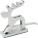 Hliníkový luskáčik v tvare soba - H2400800PK2_b - variant Gi H2400800PK2