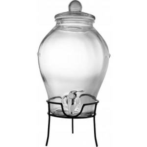 Sklenený dávkovač nápojov 6,3 l, neutrál