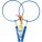 Badminton set - tollaslabda-keszlet-kek--7867-23--300 - variant Gi 7867-23