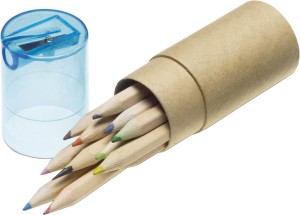 Farebné ceruzky s orezávatkom - Reklamnepredmety