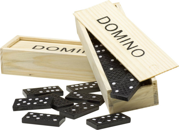 Hra Domino v drevenej krabici