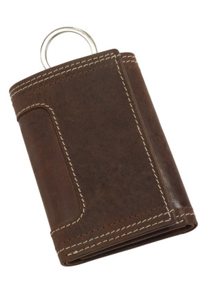 Peňaženka z pravej kože s krúžkom na kľúče WILD STYLE - Reklamnepredmety