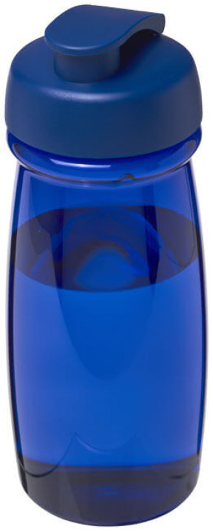 Športová fľaša s vyklápacím viečkom H2O Pulse® 600 ml - Reklamnepredmety