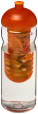 Reklamnepredmety Fľaša s infuzérem s kupolovitým viečkom Base Tritan ™ 650 ml