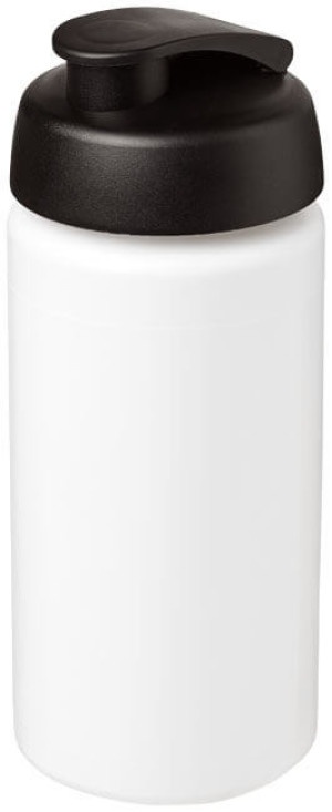 Športová fľaša s vyklápacím viečkom Baseline® Plus grip 500 ml - Reklamnepredmety