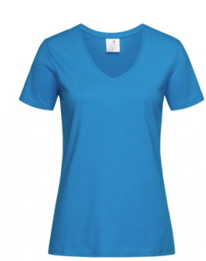 Dámske tričko Classic-T V-Neck Women - Reklamnepredmety