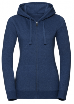 Ladies` Authentic Melange Zipped Hood Sweat - Reklamnepredmety