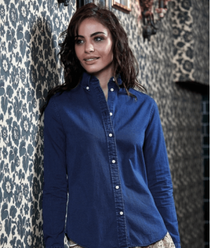 Ladies Casual Twill Shirt - Reklamnepredmety