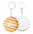 KeyBadge Mini prívesok na kľúče gombík - ap718216_z5152k4p - variant Ap 718216