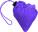 Skladacia nákupná taška - foldable-polyester-210d-shopping-bag-purple-8962-24-hd - variant