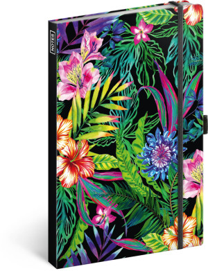 Notes Tropical, linajkovaný, 13 × 21 cm - Reklamnepredmety