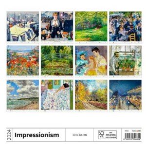 Nástenný kalendár Impressionism