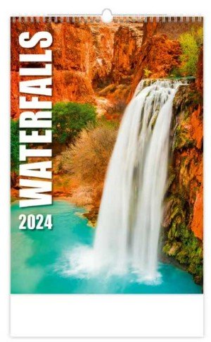 Nástenný kalendár Waterfalls - Reklamnepredmety