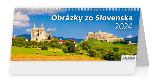 Stolný kalendár Obrázky zo Slovenska