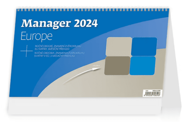 Stolový kalendár Manager Europe