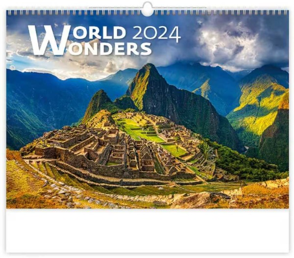 Nástenný kalendár World Wonders